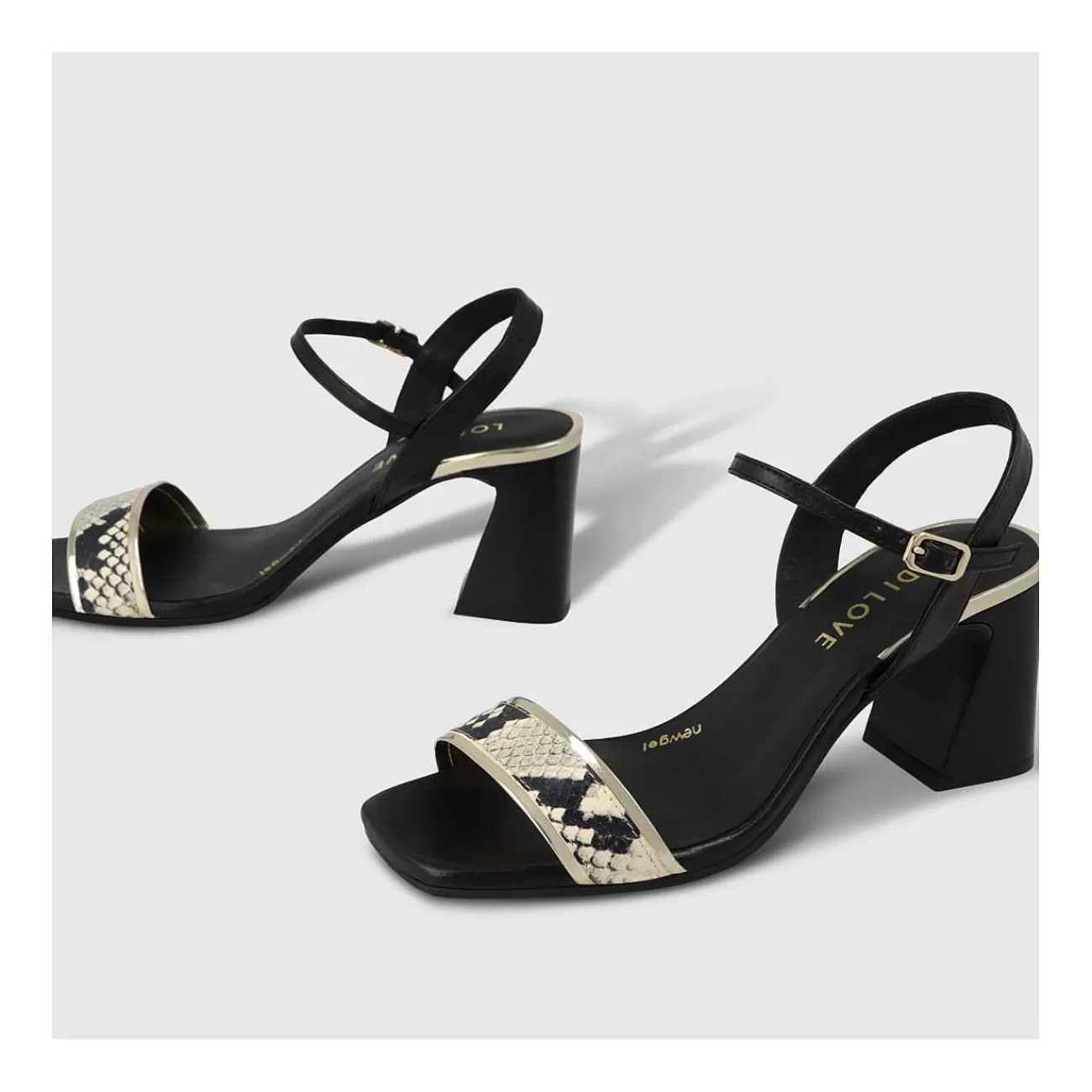 Mujer LODI Sandalias^Sandalias Negras Bot4436-Sr