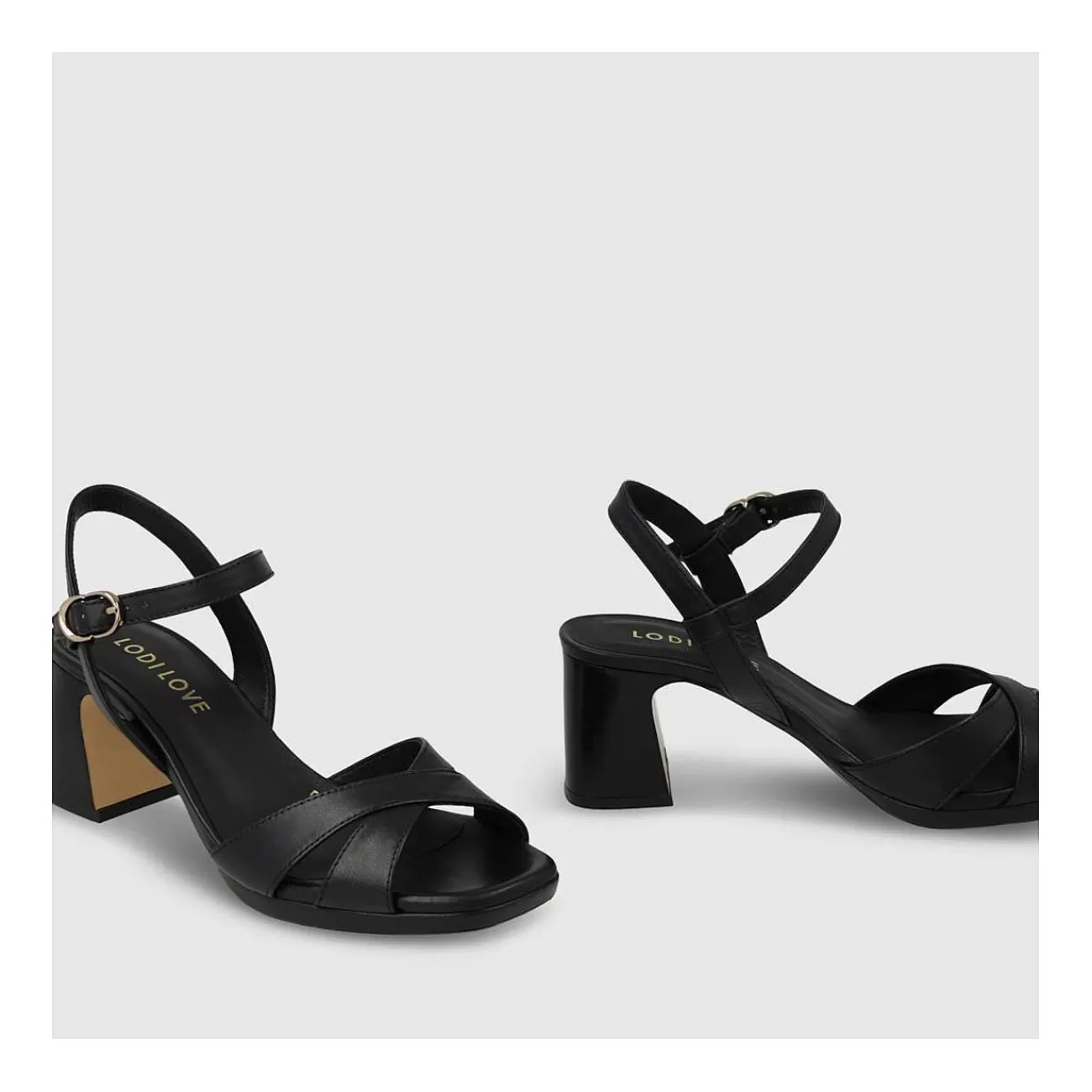 Mujer LODI Sandalias^Sandalias Negras Jib4206